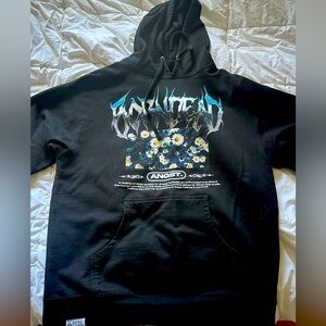 Born Dead Hoodie daisy and chrome graphic angst